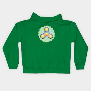 Fidget hand spinner Kids Hoodie